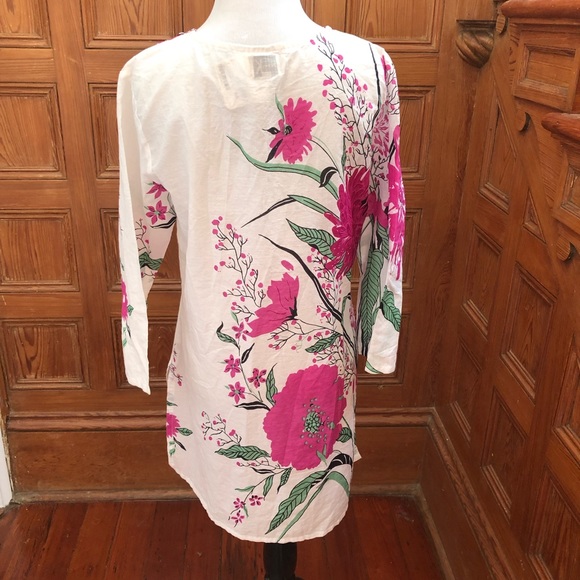 NWT ShanaK Tunic With Beading Size L - Picture 4 of 5